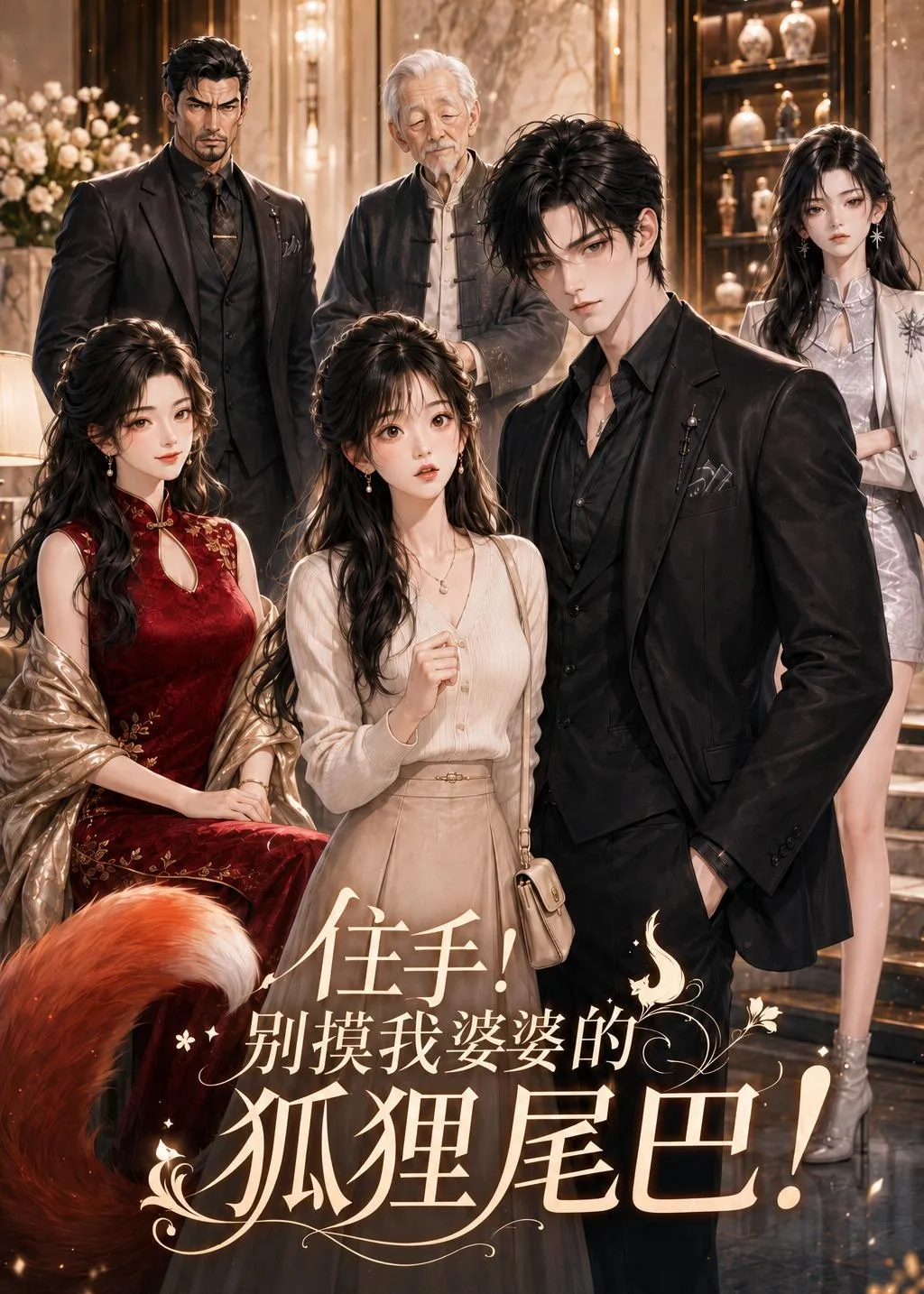 住手！别摸我婆婆的狐狸尾巴
